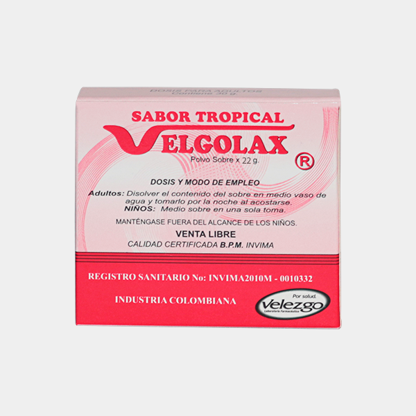 VELGOLAX POLVO - SABOR TROPICAL