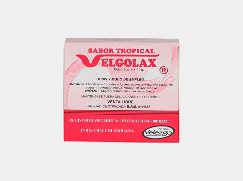 VELGOLAX POLVO – SABOR TROPICAL